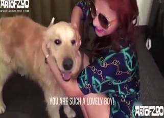 Zoo porn centering on hot ladies who suck dogs