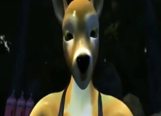 Deer has legs for days, hot pussy to match