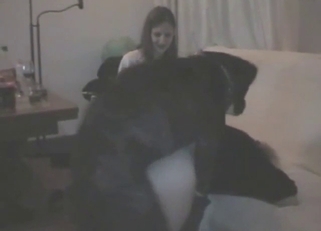 Dog goes for round two like SEX GOD in FFM