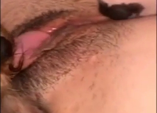 Hound's horny licking for a trimmed MILF hoe